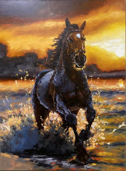Horse on the Beach-Eduardo